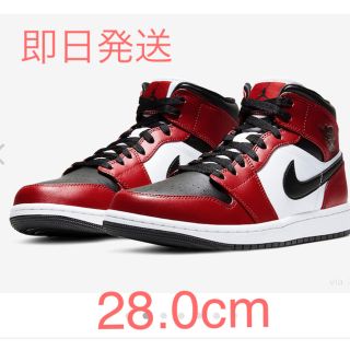 ナイキ(NIKE)のNIKE AIR JORDAN 1 MID CHICAGO BLACK TOE(スニーカー)