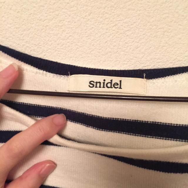 SNIDEL(スナイデル)の専用  snidel ボーダースウェット レディースのワンピース(ミニワンピース)の商品写真