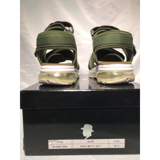 STUDIOUS(ステュディオス)のName. × Tomo&co エアソールスポーツサンダル カーキ 26.0cm メンズの靴/シューズ(サンダル)の商品写真