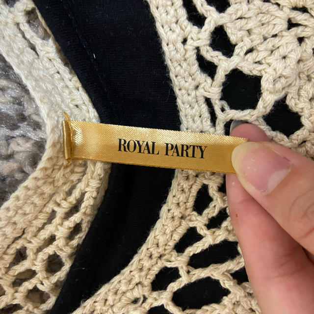 ROYAL PARTY(ロイヤルパーティー)のROYAL PARTY ワンピース　インナー付 レディースのワンピース(ミニワンピース)の商品写真