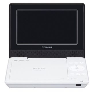 トウシバ(東芝)の値下げ 新品 ポータブルDVDプレーヤー REGZA SD-P710SW(DVDプレーヤー)