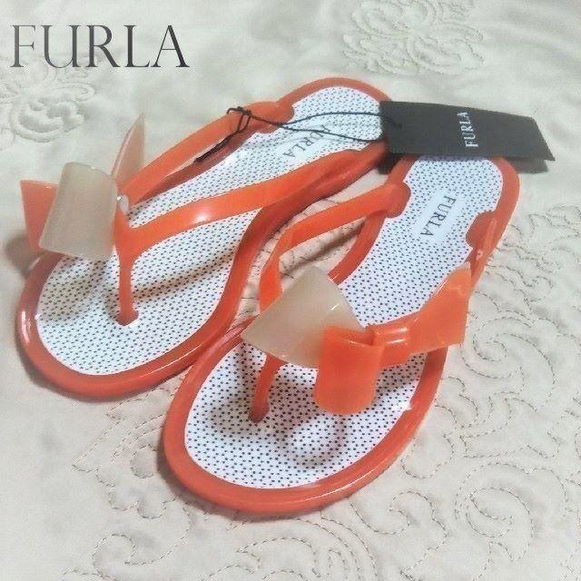 Furla(フルラ)の【新品・タグ付】FURLA　ラバーサンダル　35 レディースの靴/シューズ(ビーチサンダル)の商品写真