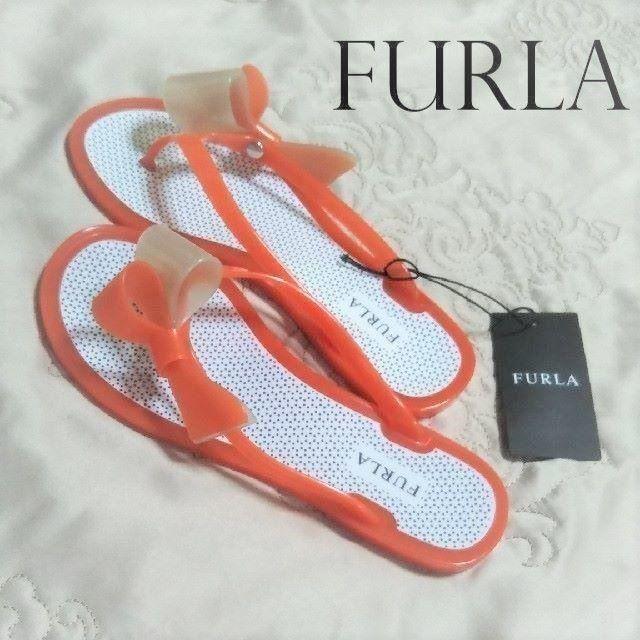 Furla(フルラ)の【新品・タグ付】FURLA　ラバーサンダル　35 レディースの靴/シューズ(ビーチサンダル)の商品写真