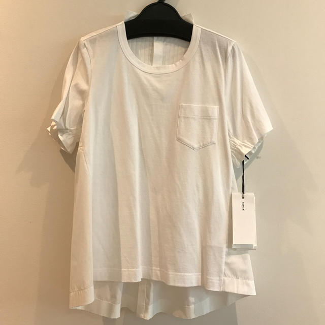 新品　sacai サカイ　白シャツ