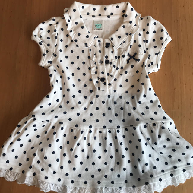 motherways(マザウェイズ)のマザウェイズ 水玉ワンピース 6-12ヶ月 76cm  キッズ/ベビー/マタニティのベビー服(~85cm)(ワンピース)の商品写真