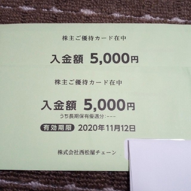 西松屋(ニシマツヤ)の西松屋 株主優待 チケットの優待券/割引券(ショッピング)の商品写真
