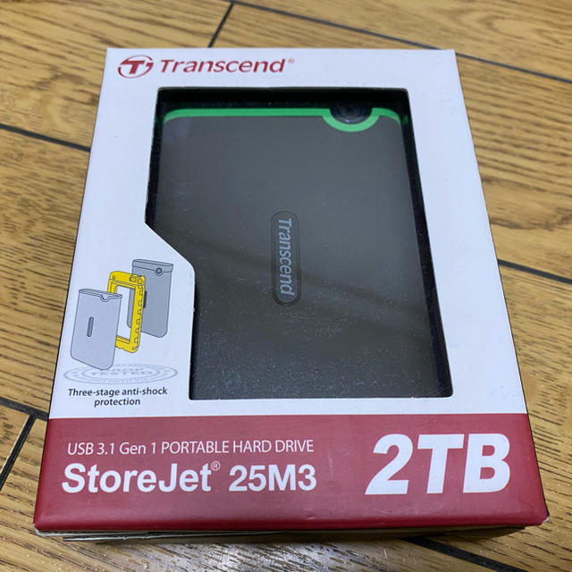 Transcend ポータブルHDD 2TB StoreJet 25M3