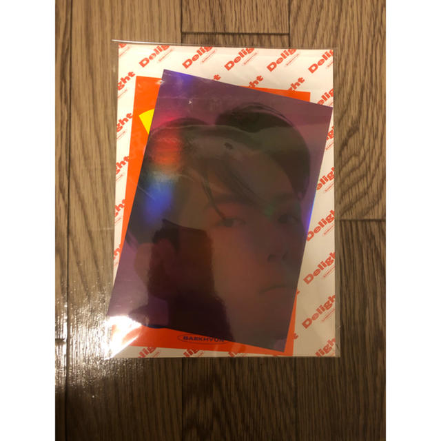 EXO(エクソ)のexo ベッキョンdelight ポスカステッカー付cinnamon candy エンタメ/ホビーのCD(K-POP/アジア)の商品写真