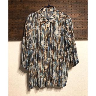 コムデギャルソン(COMME des GARCONS)の古着屋購入！　お洒落なアート柄デザインシャツ(シャツ)