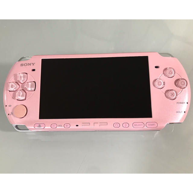 PlayStation Portable(プレイステーションポータブル)のPSP-3000  ブロッサムピンク エンタメ/ホビーのゲームソフト/ゲーム機本体(携帯用ゲーム機本体)の商品写真