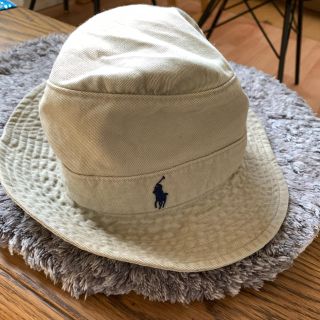 ラルフローレン(Ralph Lauren)のラルフローレン　バケット　ハット　帽子　ベビー　キッズ　ベージュ(帽子)