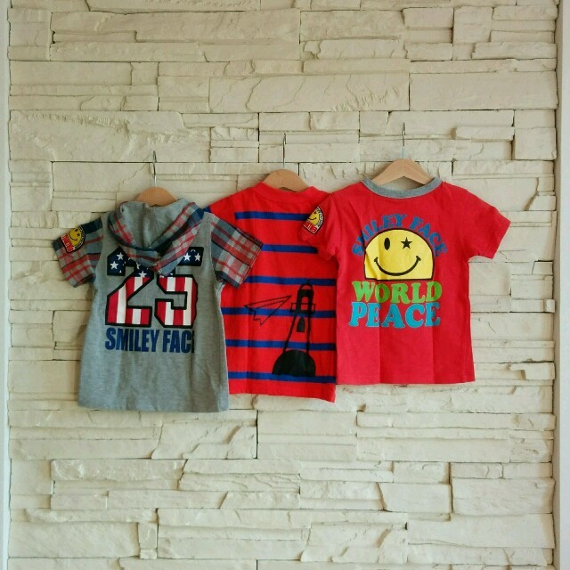 100♥３枚セット♥保育園に！！ キッズ/ベビー/マタニティのキッズ服男の子用(90cm~)(Tシャツ/カットソー)の商品写真