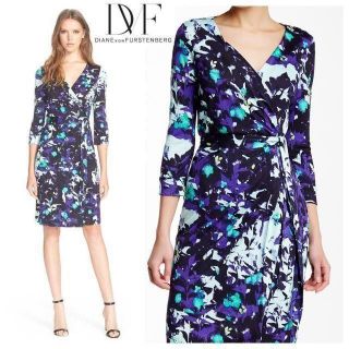 ダイアンフォンファステンバーグ(DIANE von FURSTENBERG)の【新品・タグ付】DVF　Julian Two　ラップドレス　0(ひざ丈ワンピース)