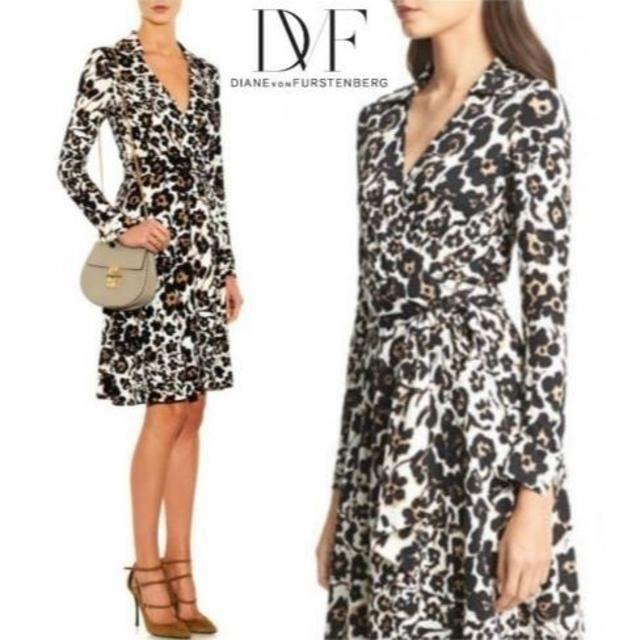 DIANE von FURSTENBERG(ダイアンフォンファステンバーグ)の【新品・タグ付】DVF　T72　ラップドレス　0 レディースのワンピース(ひざ丈ワンピース)の商品写真