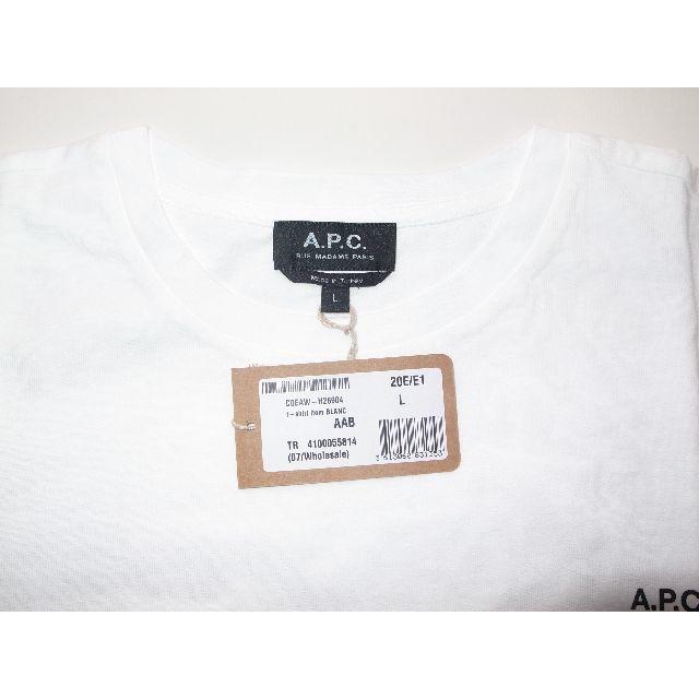 A.P.C - APC item Tシャツ sizeL white 20SSの通販 by YK