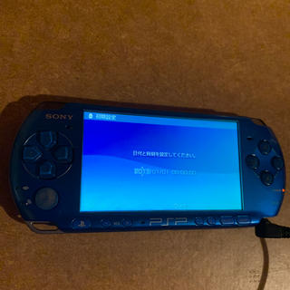 プレイステーションポータブル(PlayStation Portable)のpsp3000本体/ブルー(携帯用ゲーム機本体)
