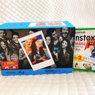 フジフイルム(富士フイルム)の新品 チェキ instax mini70 フィルム付 FUJI FILM (フィルムカメラ)