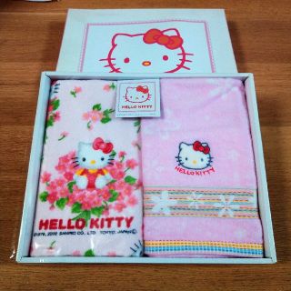 サンリオ(サンリオ)のHELLO KITTY  フェイスタオル(タオル/バス用品)