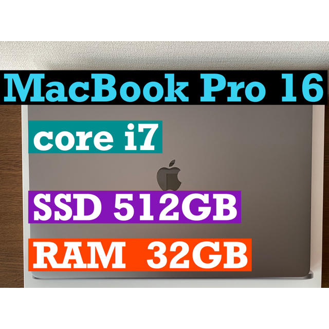 最も優遇 Apple - 【セタオワ様】MacBookPro16 512GB  32GB＋satechi ノートPC