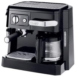 デロンギ(DeLonghi)の【ぺか様専用】DeLonghiコンビコーヒーメーカー ブラックBCO410J-B(コーヒーメーカー)