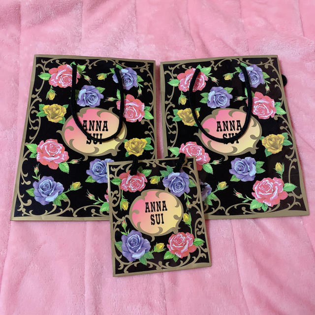 ANNA SUI(アナスイ)の【アナスイ】ショッパー 3種8枚 レディースのバッグ(ショップ袋)の商品写真