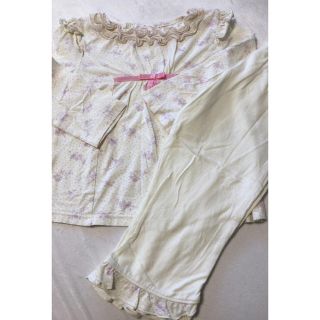 ワコール(Wacoal)の♥︎美品　WACOAL パステルイエロー❣️パジャマ♥︎95~110(パジャマ)