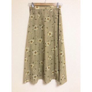 ロキエ(Lochie)のbeso様専用　vintage used 花柄スカート(ひざ丈スカート)