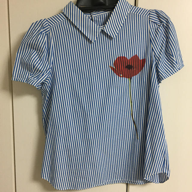 Dot&Stripes CHILDWOMAN(ドットアンドストライプスチャイルドウーマン)のDot and Stripe ストライプ　ブラウス レディースのトップス(シャツ/ブラウス(半袖/袖なし))の商品写真