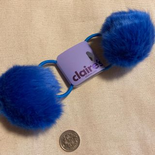 クレアーズ(claire's)の♡ふわふわ♡様専用　赤青セット(ヘアゴム/シュシュ)