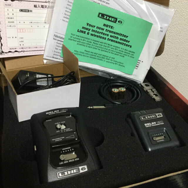 LINE6 Relay G30 ギター/ベース用ワイヤレスシステムの+aboutfaceortho