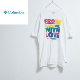 コロンビア(Columbia)のColumbia　コロンビア　Tシャツ　ビッグロゴ　デカロゴ(Tシャツ/カットソー(半袖/袖なし))