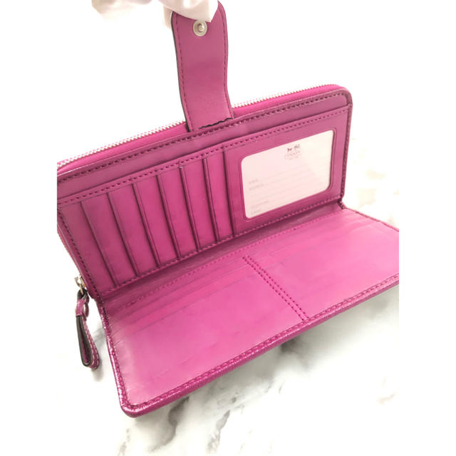 新品】コーチ COACH長財布パープルシグネチャー | www.norkhil.com