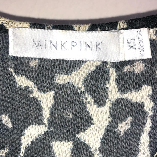 MINKPINK(ミンクピンク)のMINKPINK ヒョウ柄 タンクトップ インポート レディースのトップス(タンクトップ)の商品写真