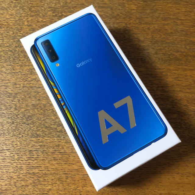 約269時間連続通話【新品未開封】Galaxy A7 ブルー 64GB SIMフリー ...