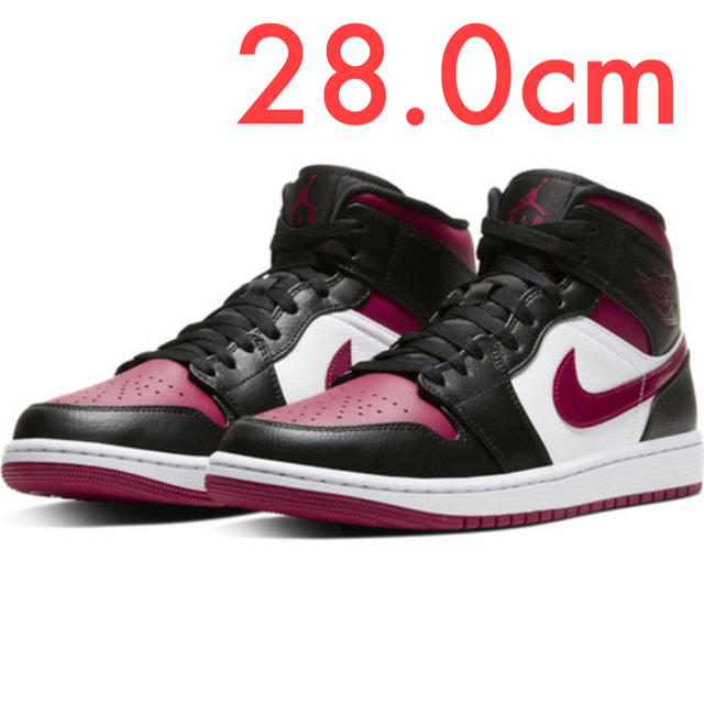 NIKE Air Jordan1 Mid NOBLE RED 28.0 US10