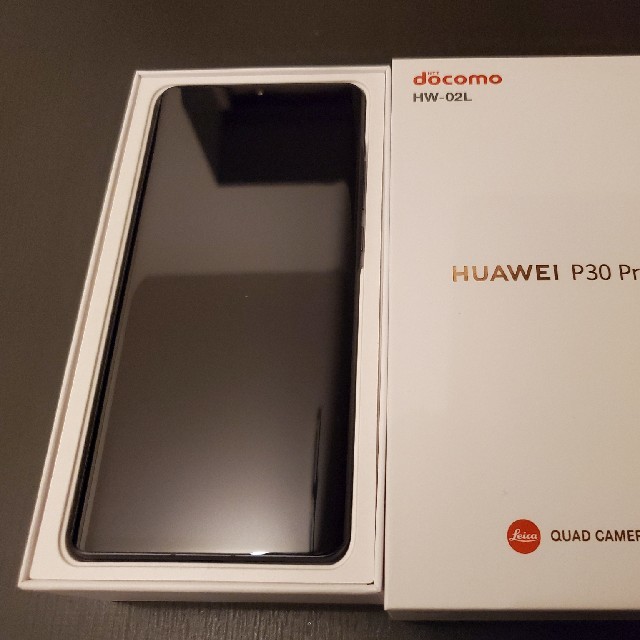 HUAWEI P30 pro HW-02L ブラック SIMロック解除済 - スマートフォン本体