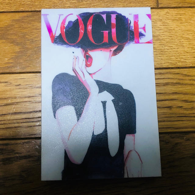 VOGUE インテリア雑貨 フランス ビンテージ　アート ハンドメイドのインテリア/家具(アート/写真)の商品写真
