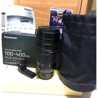パナソニック(Panasonic)のパナソニック　ライカ　100-400 F4.0-6.3【保護フィルター付】(レンズ(ズーム))