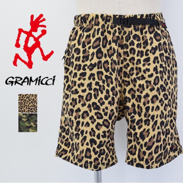 GRAMICCI(グラミチ)の早い者勝ち グラミチ シェル パッカブル ショーツ  レオパード M メンズのパンツ(ショートパンツ)の商品写真