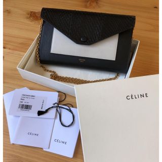 セリーヌ(celine)のタイムセール！廃盤品！完売品　正規品　セリーヌ チェーンウォレット　パイソン(財布)