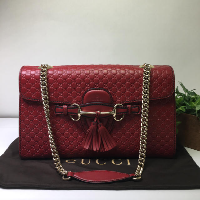 Gucci(グッチ)の定価20万✨Sランク✨GUCCI エミリー　チェーンショルダーバッグ レディースのバッグ(ショルダーバッグ)の商品写真