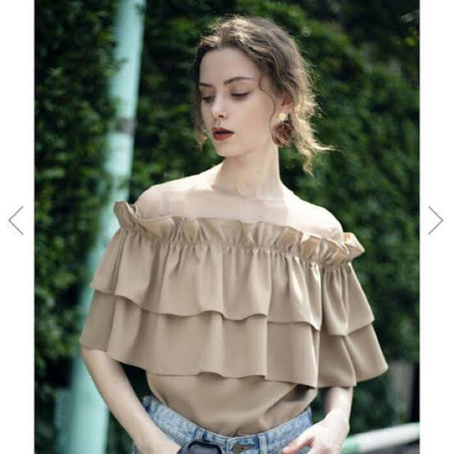 Ameri VINTAGE UNDULATE SHEER TOP