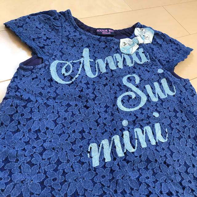 ANNA SUI mini(アナスイミニ)の【100㎝】アナスイミニ　女児半袖トップス キッズ/ベビー/マタニティのキッズ服女の子用(90cm~)(Tシャツ/カットソー)の商品写真