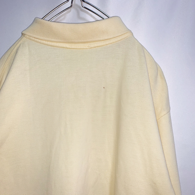 LACOSTE(ラコステ)の【90s】希少　ラコステ　ゆるだぼ　XL ポロシャツ　イエロー系　黄色 メンズのトップス(ポロシャツ)の商品写真