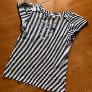 メゾピアノジュニア(mezzo piano junior)の140㎝*メゾピアノ*ボーダー 半袖 Ｔシャツ カットソー(Tシャツ/カットソー)