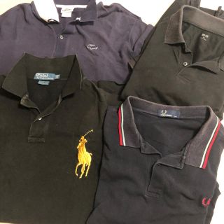 ポロラルフローレン(POLO RALPH LAUREN)のラルフローレン ポロシャツ、ラコステ、FREDPESSY、ユニクロ4枚セット(ポロシャツ)