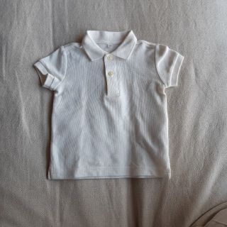 ポロシャツ　白シャツ　80サイズ(シャツ/カットソー)