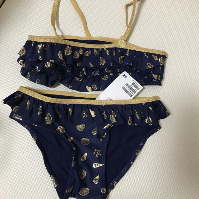 H&M(エイチアンドエム)の水着　ビキニ　110/115 キッズ/ベビー/マタニティのキッズ服女の子用(90cm~)(水着)の商品写真