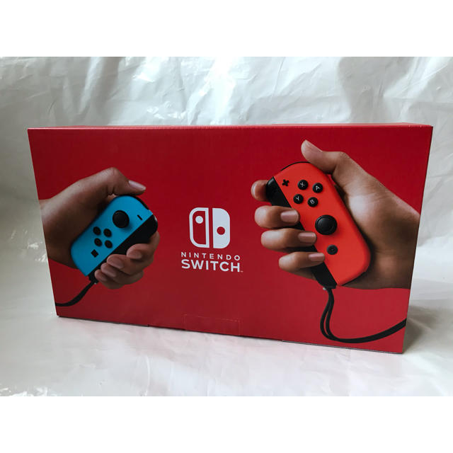 Nintendo Switch(ニンテンドースイッチ)の新品 ニンテンドー スイッチ 本体 最新モデル ネオン ブルー レッド 送料無料 エンタメ/ホビーのゲームソフト/ゲーム機本体(家庭用ゲーム機本体)の商品写真