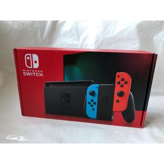 ニンテンドースイッチ(Nintendo Switch)の新品 ニンテンドー スイッチ 本体 最新モデル ネオン ブルー レッド 送料無料(家庭用ゲーム機本体)